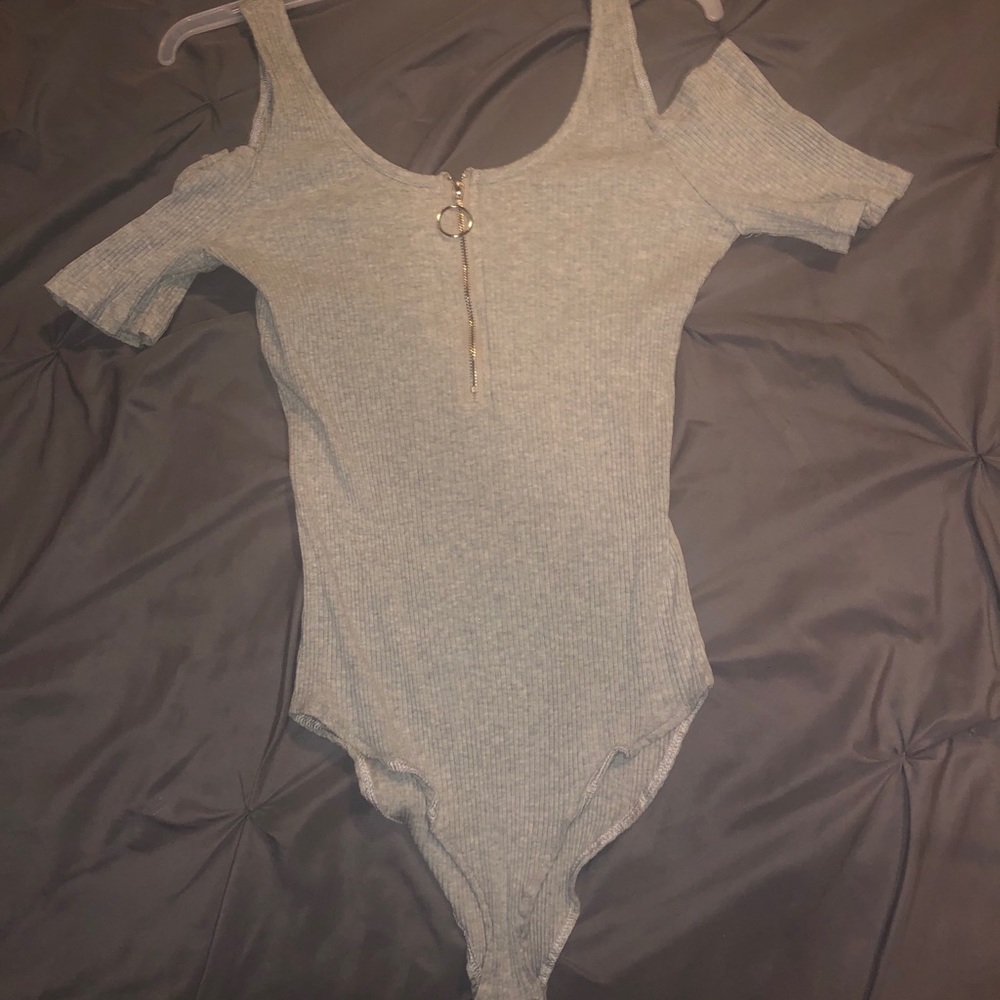 Grey bodysuit